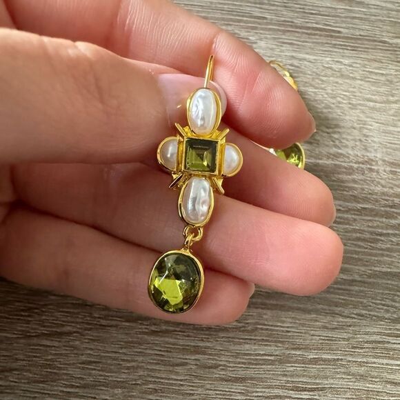 Vintage style drop earrings N318 - Picture 4 of 4